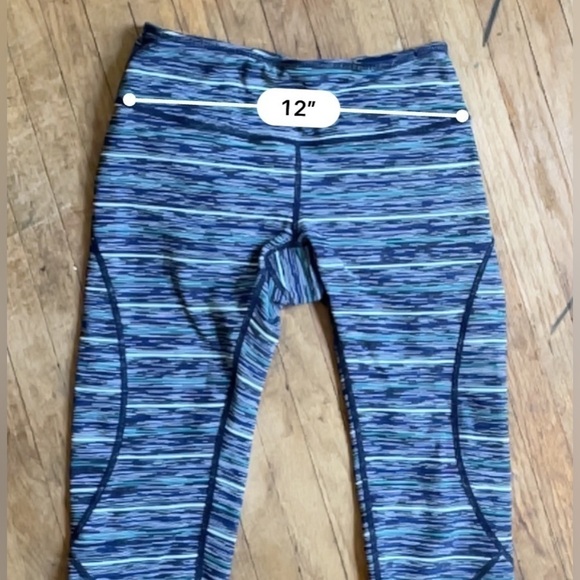 Nordstrom Zella XS Striped Athletic Capri Leggings • Multicolored • Knit  NWOT - Picture 15 of 16